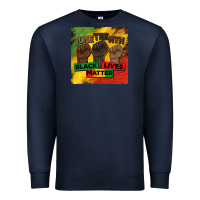 Navy juneteenth black lives matter mug  coaster Premium Sweatshirt - BarkalooDesign