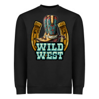 Black wild west Heavyweight Sweatshirt - JahusDesignShop