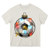 Cream christmas  soccer Heavy Core Tee - Zillion Design Studio
