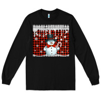 Black christmas snowman tumbler Long Sleeve Tee - Jasminsmagicworld
