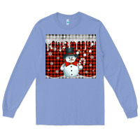 Christmas Snowman Tumbler Long Sleeve Tee | Teevron