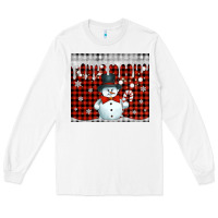 White christmas snowman tumbler Long Sleeve Tee - Jasminsmagicworld