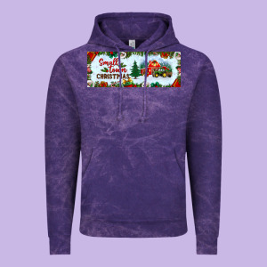 Small Town Christmas Vintage Hoodie Designed By Bundleandbundleshop