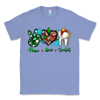 Colony Blue peace love dental for Christmas Classic Tee - AdoDesignShop