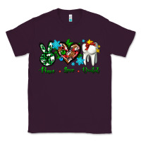 Plum peace love dental for Christmas Classic Tee - AdoDesignShop