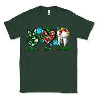 Sports Green peace love dental for Christmas Classic Tee - AdoDesignShop