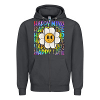 Smoke happy mind happy life Zipper Hoodie - NancyCooperArtShop