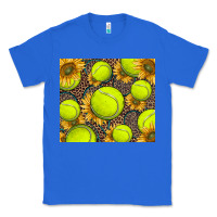 True Royal tennis ball with sunflower and racket Classic Tee - BarkalooDesign