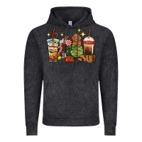 Vintage Black Christmas coffee cups with Poodle Vintage Hoodie - RanaPortraitStore