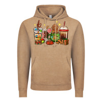 Vintage Coffee Christmas coffee cups with Poodle Vintage Hoodie - RanaPortraitStore
