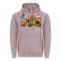 Vintage Zinc Christmas coffee cups with Poodle Vintage Hoodie - RanaPortraitStore