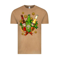 Vintage Camel beer bottle party set for christmas Vintage Tee - AdoDesignShop
