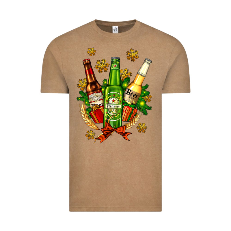 Beer Bottle Party Set For Christmas Vintage Tee by AdoDesignShop | Teevron