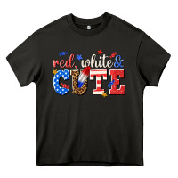 Asphalt red white and cute billie wilder Heavy Core Tee - texasbilliewilder