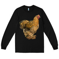 Black Cochin Chicken Long Sleeve Tee - LillyAllenDesigns