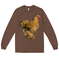 Chestnut Cochin Chicken Long Sleeve Tee - LillyAllenDesigns
