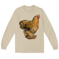 Mushroom Cochin Chicken Long Sleeve Tee - LillyAllenDesigns