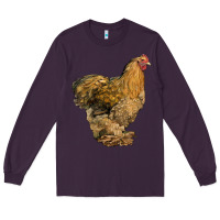 Plum Cochin Chicken Long Sleeve Tee - LillyAllenDesigns
