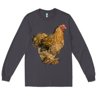 Smoke Cochin Chicken Long Sleeve Tee - LillyAllenDesigns