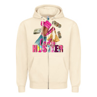 Sandshell lady hustler afro high heels Zipper Hoodie - NancyCooperArtShop