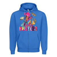 True Royal lady hustler afro high heels Zipper Hoodie - NancyCooperArtShop
