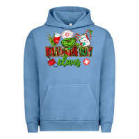 Pigment Pebble Blue dietary claus Urban Hoodie - CowGirlArtShop