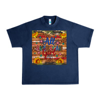 Navy all american girl Urban Heavy Tee - Artiststas