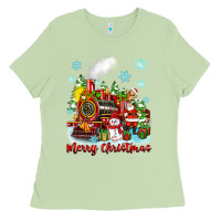Matcha merry christmas polar express Ladies Tee - Zillion Design Studio
