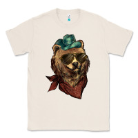 Natural bear cowboy Classic Tee - NancyCooperArtShop