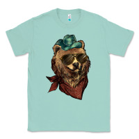 Seafoam bear cowboy Classic Tee - NancyCooperArtShop