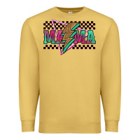 Antique Gold mama techno lightning bolt Premium Sweatshirt - Jasminsmagicworld