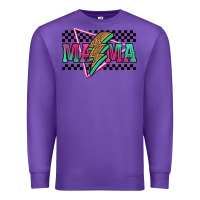Purple mama techno lightning bolt Premium Sweatshirt - Jasminsmagicworld
