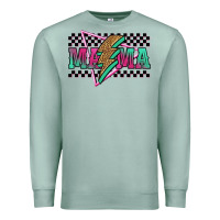 Seafoam mama techno lightning bolt Premium Sweatshirt - Jasminsmagicworld