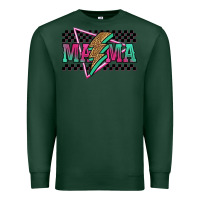 Sports Green mama techno lightning bolt Premium Sweatshirt - Jasminsmagicworld
