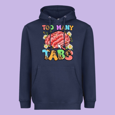 Too Many Tabs Heavyweight Hoodie Designed By Artiststas
