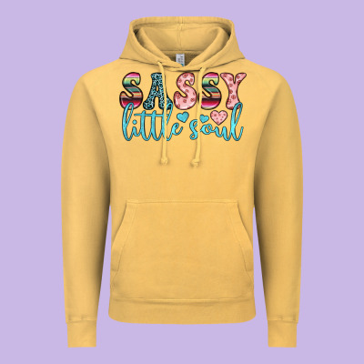 Sassy Little Soul Vintage Hoodie Designed By Jahusdesignshop