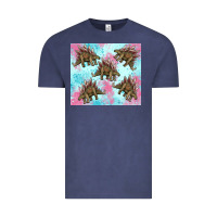 Vintage Denim dinosaur stegosaurus Vintage Tee - Artiststas