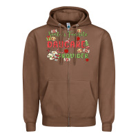 Chestnut santa's favorite daycare provider Zipper Hoodie - MaliasSmallBusiness