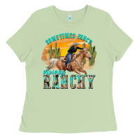 Matcha sometimes fancy always ranchy Ladies Tee - texasbilliewilder