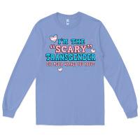 Colony Blue im scary transgender the media warned you about Long Sleeve Tee - JahusDesignShop