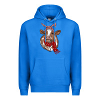 True Royal christmas scarf heifer Premium Hoodie - RanaPortraitStore