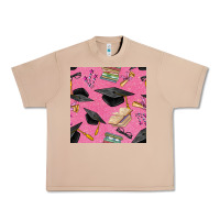 Burro pink glitter graduation seamless pattern Urban Heavy Tee - BundleAndBundleShop