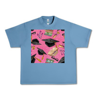 Pebble Blue pink glitter graduation seamless pattern Urban Heavy Tee - BundleAndBundleShop