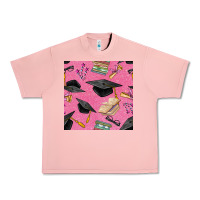 Salmon pink glitter graduation seamless pattern Urban Heavy Tee - BundleAndBundleShop