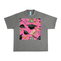 Tornado pink glitter graduation seamless pattern Urban Heavy Tee - BundleAndBundleShop
