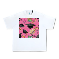 White pink glitter graduation seamless pattern Urban Heavy Tee - BundleAndBundleShop