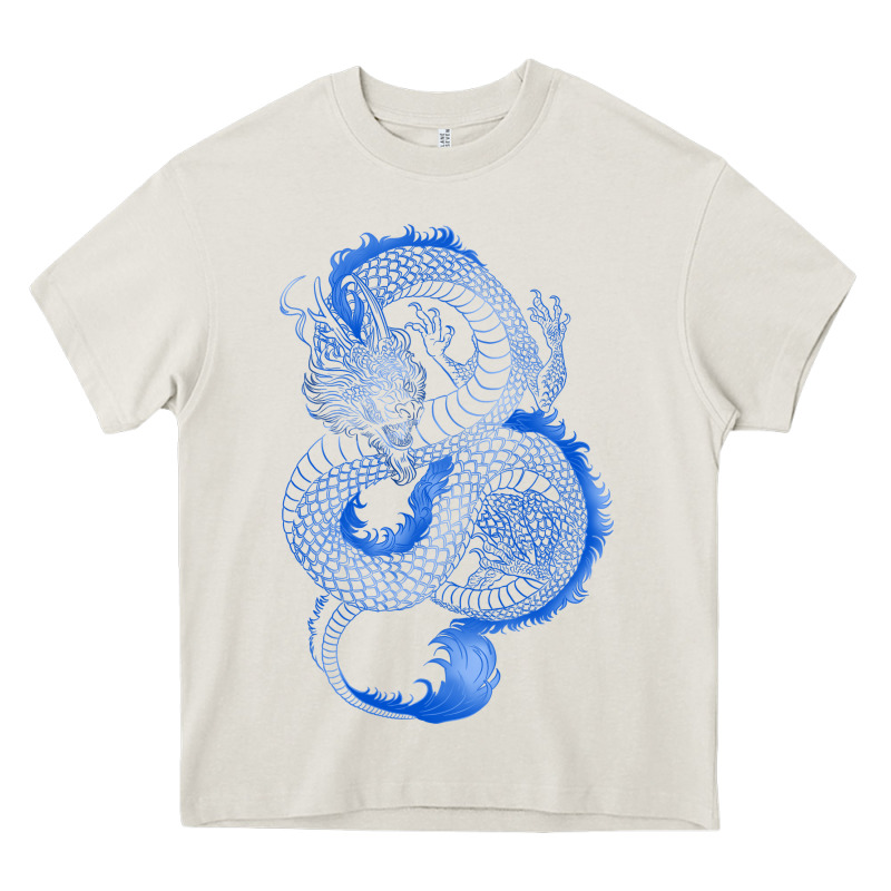 Blue Dragon Heavy Core Tee by RanaPortraitStore | Teevron