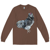 Chestnut Ameraucana Rooster Long Sleeve Tee - LillyAllenDesigns