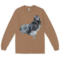 Toasted Coconut Ameraucana Rooster Long Sleeve Tee - LillyAllenDesigns