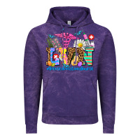 Cloud Purple easter lvn licensed vocational nurse Vintage Hoodie - AdoDesignShop